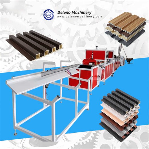 Automatic WPC PVC Cladding Panel Extrusion Line Wall Machine for Home Decoration Featuring Key Plastic Extruders Double-screw
