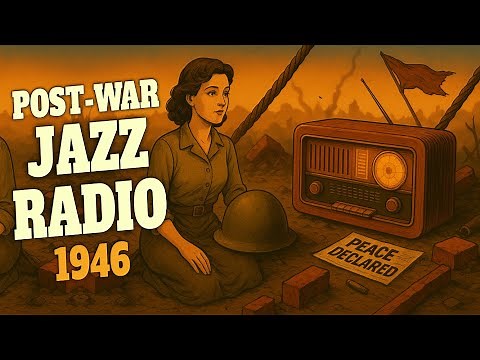 Post-WWII Jazz Radio 📻 1946 Swing, Peaceful Jazz & Vintage Lounge Classics