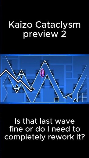 Preview 2 of my Cataclysm remake "KAIZO CATACLYSM" #geometrydash #gd #extremedemon
