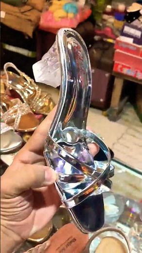 ✨ Trending Silver Heels Sandals 2026 👠 | Stylish Party Wear Ladies Sandals 🔥 #sandals