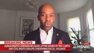 Human Rights Campaign Alphonso David on MSNBC: "Pride Month has its roots in the struggle in protest"