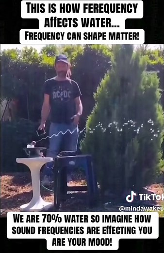 The Consciousness of Water: How Frequency Shapes Matter