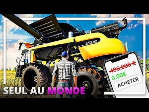 La Moissonneuse OFFERTE ! | SEUL AU MONDE #09 ! (Farming Simulator 19)