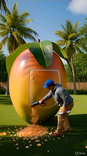 Mango ki Madad se Banaya Theater? 🥭😱 #shorts #diy #creative #mango