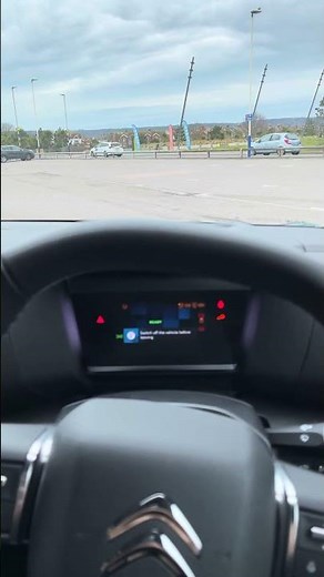 Head Up Display in the Citroen e-C4 #Shorts