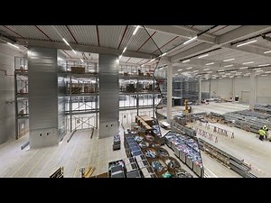 Time Lapse | Building an warehouse | FIEGE: Logistics solutions