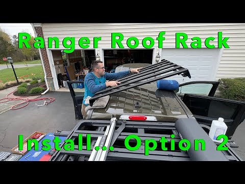 Ranger Roof Rack Install without dropping headliner... Front Runner SlimSport