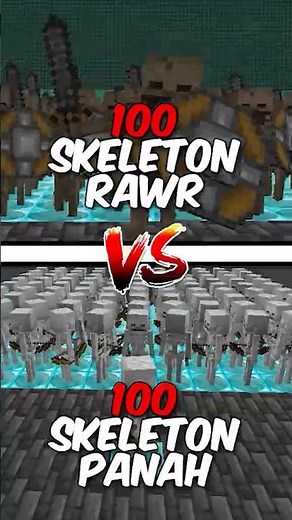Skeleton memes vs skeleton #minecraft