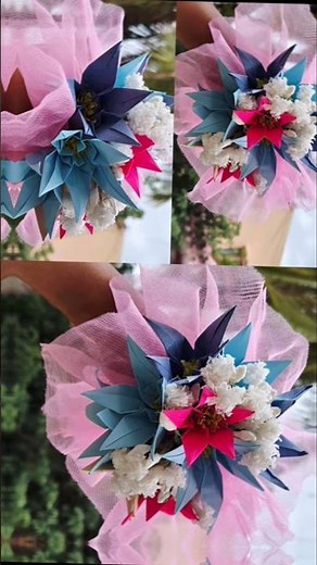 DIY Paper Flower Bouquet 🌸 | Easy Paper Flower Making | Step-by-Step Tutorial