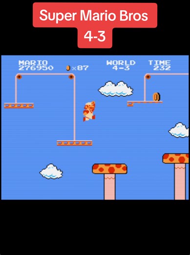 Super Mario Bros Gameplay Walkthrough for Level 4-3