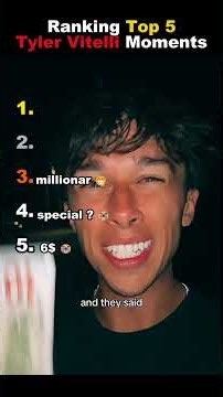 Ranking Top 5 Tyler Vitelli Moments (part-1) #shorts #viral