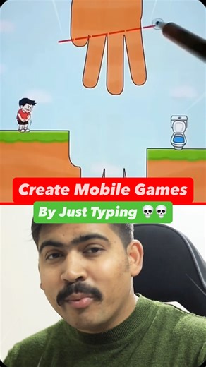 Krishna Goswami on Instagram: "Create Mobile Games Using Replit  Follow for more @techcm_ #android #ios #androidgame #helpfultips #helpful"