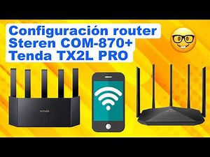 Setting up STEREN COM-870+ and TENDA TX2L PRO WiFi repeaters wirelessly using WiFi 6 ax1500