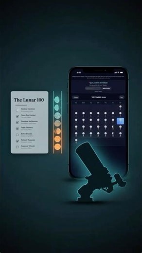 The Lunar 100 Map: "Cheat Sheet" for the Moon 🔭