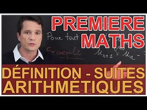 Arithmetic Sequences - Definition - 1st Grade Math - Les Bons Profs