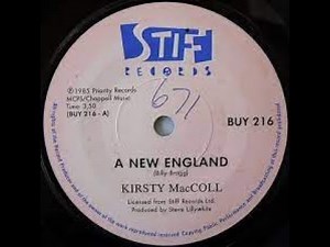 Kirsty MacColl A New England Lyrics