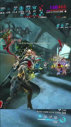 Warframe | Saryn Prime + Kuva Sobek = Absolute Nuke Build 💥 #shorts