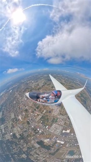 This view from 6,000 feet shows how peaceful it is to glide over the clouds without an engine. The ASW-20 sailplane moves so smoothly through the sky while the sun shines over the horizon. It is wonderful to see Eric Tellmann’s son, Steven, show such talent while navigating this flight. It is amazing to see the earth from this high up. ​#glider #aviation #pilotlife #soaring | Glider Airstrip