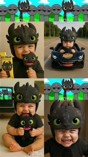 Incredibox Sprunki OC - Toothless As Humans In Real life!