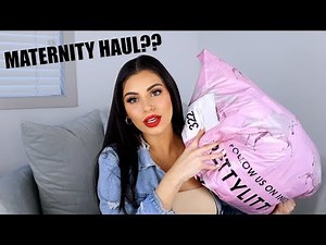 HOW TO BE A PREGNANT BADDIE ♡ PRETTY LITTLE THING HAUL