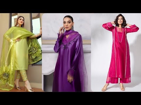 Katan & Raw Silk Dress Designs 2025 | Elegant Wedding Frocks, Long Katan Styles & Latest Silk Trends