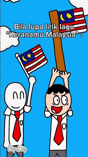 Bila lupa lirik lagu "Keranamu Malaysia" :