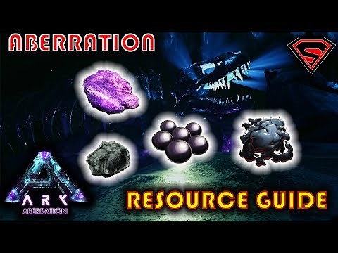 ARK ABERRATION OIL VEINS, OBSIDIAN, BLACK PEARL & ELEMENT ORE LOCATIONS (RESOURCE GUIDE)