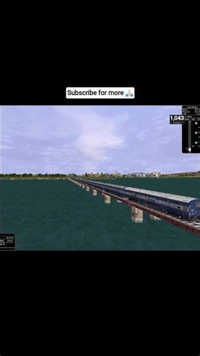 Crossing the bridge | Train Simulator | #train #traingame