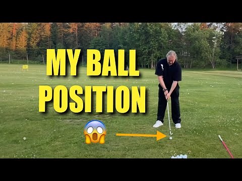 My ball position - Not as crazy as it looks…
