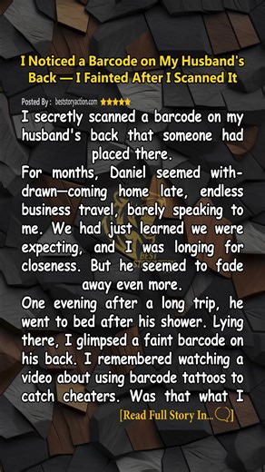 A funny wake-up call! 😂 Found a barcode on my husband's forehead—turned into a hilarious detective moment! 📱✨ #MorningLaughs #BarcodeSurprise | Nutshell Meme