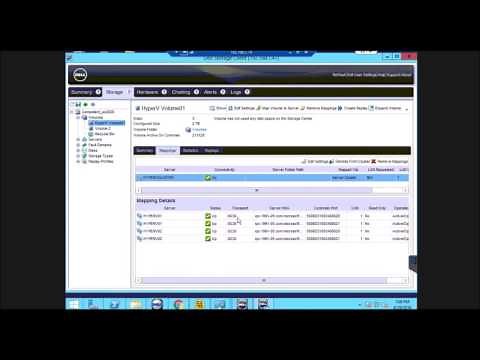 How to create new volume and map to server DELL COMPELLENT STORAGE