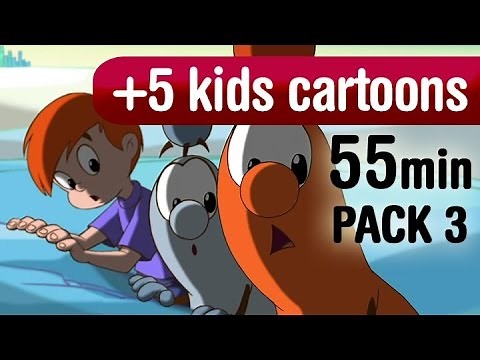 Cartoon videos 5-years-old kids - Pack 3