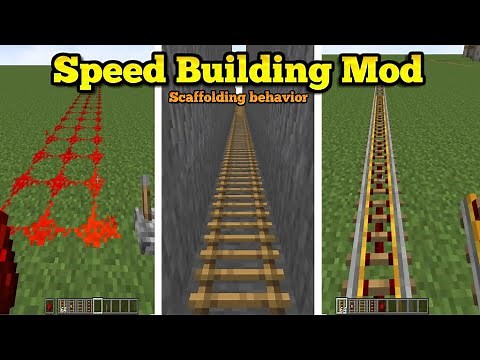 Minecraft 1.16.5 - Speed Building Mod