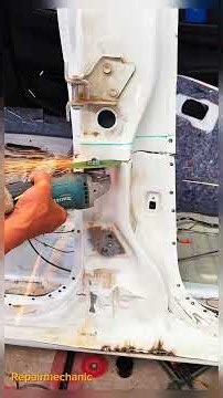 **How to Restore an Old Car Door to Look New Again** #carrepair #restoration #asmr