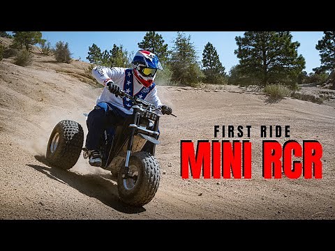 MINI RCR E-3-WHEELER: FIRST TRAIL RIDE!