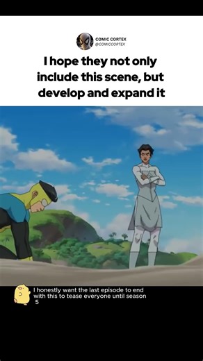 I hope they not only include this scene, but develop and expand it #invincible #atomeve #viltrumites