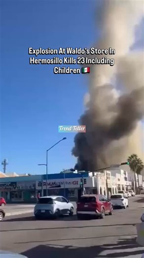 #mexico🇲🇽 An explosion from a faulty electrical transformer caused a fire at a crowded Waldo’s discount store in Hermosillo, Mexico, on Saturday afternoon during Day of the Dead celebrations, killing 23 people and injuring 11. The victims included five men, 12 women, four boys, and two girls, with toxic gas inhalation as the primary cause of death. Authorities ruled out foul play, ordered safety inspections of all Waldo’s branches in Sonora state, and received international condolences from U.