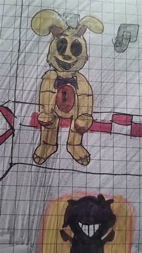 fnaf springbonnie drawing