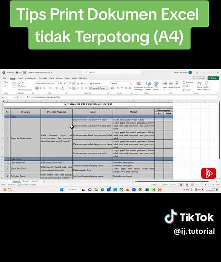 Tips Print Dokumen Excel Tidak Terpotong di Kertas A4