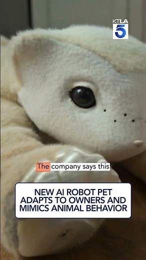 New AI robot pet adapts to owners and mimics animal behavior