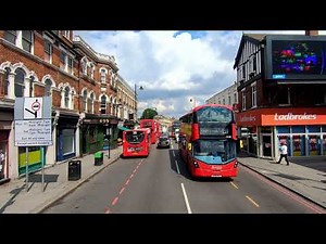 London BUS Ride 🇬🇧 Route 349 - STAMFORD HILL to PONDERS END via Tottenham, Edmonton 🚌