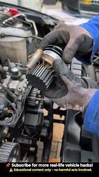 Wet Timing Belt Replacement 😮 | Audi Diesel #carmaintenance #autorepair