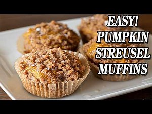 Easy and Delicious Pumpkin Streusel Muffins!