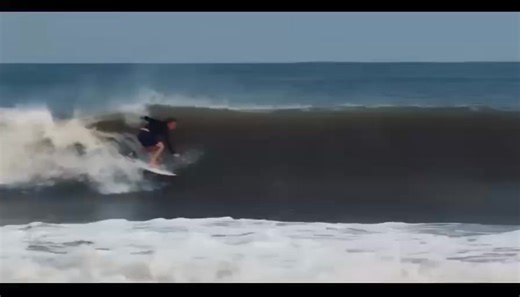 Check out Morgan Weaver of Pawleys Island tucked in the barrel of one of Erin’s big waves in Folly Beach. His sister, Kelsey Howard captured this amazing video! | Ed Piotrowski WPDE