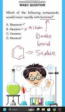 Compound That Reacts Rapidly with Bromine – WAEC 2022 Chemistry Q6