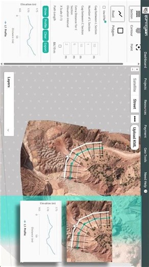 Longitudinal & Cross Sections in Surveying | Explained with Examples # #dronecompanies #surveying