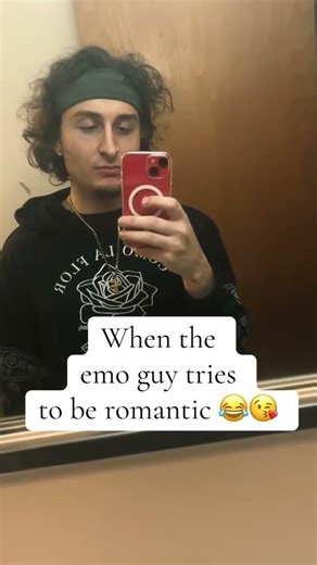 When the emo kid tries to be romantic #emo #goth #funny #kateperry #music #culture
