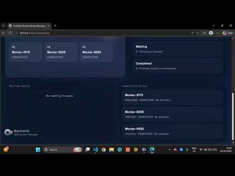 Thread Library Management System | OS Project (FIFO & Priority)