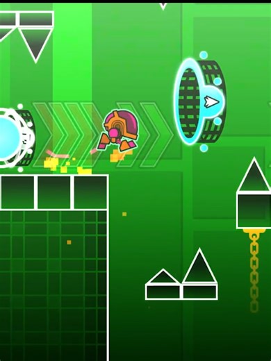 Noche de correo cruzando la frontera en Geometry Dash