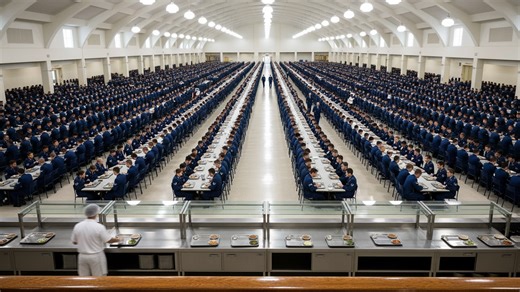 How the Air Force feeds 4,000 cadets in just 30 minutes